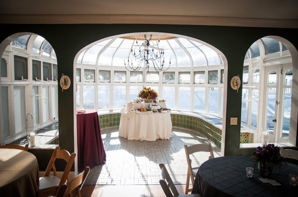 Weddings at Tarrywile crudite-table-set-in-glass-conservatory