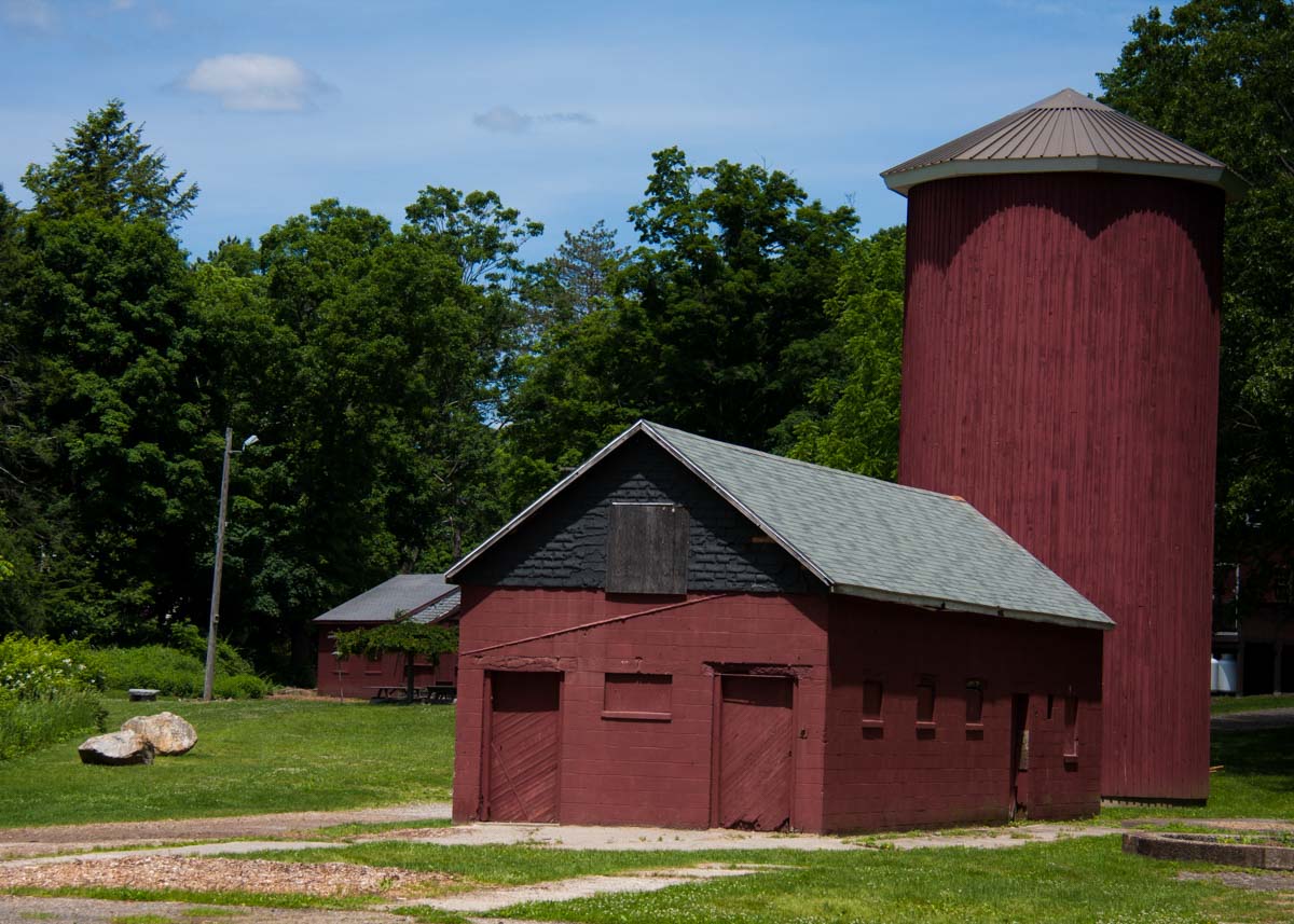 Old Milking Parlor and Silo red-barn-area-old-milking-parlor-silo