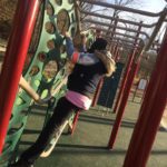 Future Ninja Warrior park-user-on-training-equipment